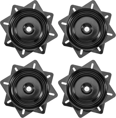 4 PCS 7 Inch Bar Stool Swivel Plate Replacement Ball Bearing Seat Swivel Base - Image 1 of 2