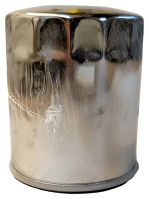 Filtro de aceite cromado giratorio para Harley Davidson FXST FXSTC 1100 XLH FXLR FLHS FLHT Foto 1 de 3