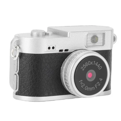 Keychain Camera 2K FHD Video 2MP Photo 1.47 Inch Color Screen Built In 4 Filters - Image 1 of 4