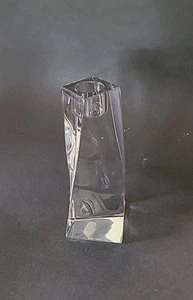 Orrefors "Tornado" 16cm ( 6 3/8") Tall Taper Candle Holder. With Mark & Sticker - Picture 1 of 9