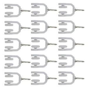 40 Pcs Ceiling Curtain Gliders Rollers Track Ceiling-mounted Tracks - Picture 1 of 18