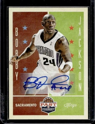 2012-13 Panini Past & Present Bobby Jackson Signatures Auto #91 Kings Foto 1 de 2