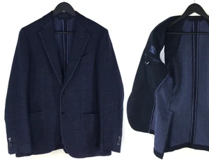 Men's Paul Shark Yachting Sport Coat Wool Navy Blue 2 Bth Italy Blazer Size 50 - Picture 1 of 19