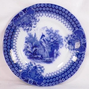 India Flow blau Teller Villeroy & Boch 8 Zoll Porzellan Fasan #7 ohne Bodenstempel - Bild 1 von 4