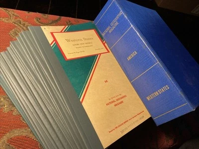 National Geographic America “WESTERN STATES” 17 Book Collection Ex-Library - Photo 1/4