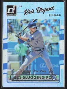 Donruss #68 Kris Bryant Career Stat Line 2017 #/500 - Imagen 1 de 2