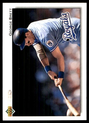 George Brett 1992 Upper Deck #444 Royals MLB LEER ENVÍO GRATUITO AutographDen Foto 1 de 2