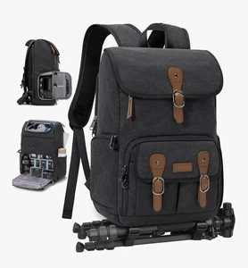Kameratasche Rucksack für DSLR/SLR Spiegellos 15,6 Zoll Laptop mit Regenschutz - Bild 1 von 8