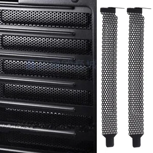 20 PCS Heat Dissipation Dustproof Cover Vented Pci Slot Covers Blanking Plate - Afbeelding 1 van 12