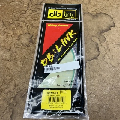 DB Link Kenwood KEN16H 16 Pin Amplifier Kit Wiring Harness New Sealed - Image 1 of 4