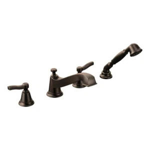 Moen TS925ORB Rothbury Low Arc Roman Tub Faucet With Hand Shower - Picture 1 of 6