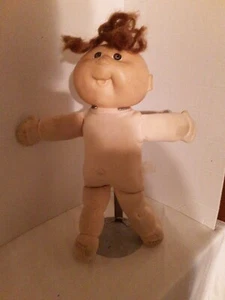 Vintage Kohlflicken Puppe Weichkörper signiert und braucht ein wenig Liebe - Bild 1 von 3