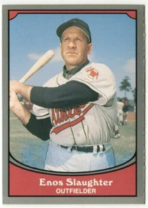 1990 Pacific Baseball Legends #50 Enos Slaughter Kansas City Athletics - Imagen 1 de 2