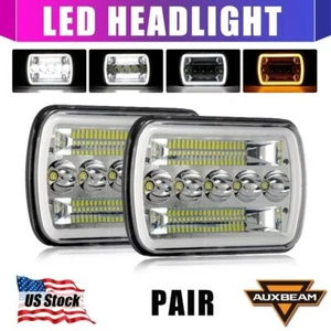 Par de faros LED 7x6" sellados haz alto-bajo DRL H6054 para Ford E-150 E-250 E-350 - Imagen 1 de 12