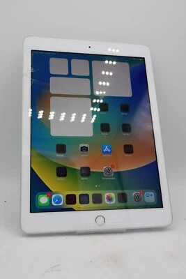 Apple iPad 6.Gen 2018 128GB WiFi  Wlan Weiß A1893 Displayschaden #5180 - Bild 1 von 4