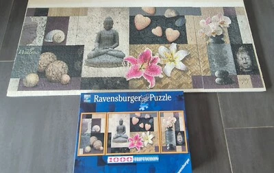 Ravensburger Puzzle 1000 Teile TRIPTYCHON PANORAMA WELLNESS Vollständig - Bild 1 von 2