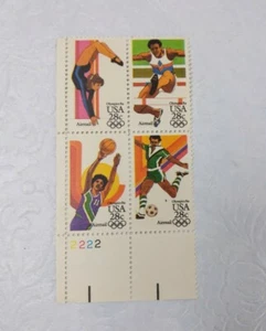 USPS Scott C101-04 28c Olympic Games 1983 New, Never Hinged Block of 4 Stamps - Picture 1 of 2
