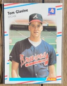 Tom Glavine 1988 Fleer Glossy Rookie Card