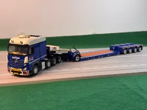 Modelli di camion WSI, MB Actros MP4 SLT 8X4 Lowloader 4 assi-Dolly 1 asse, BAETSEN - Foto 1 di 15