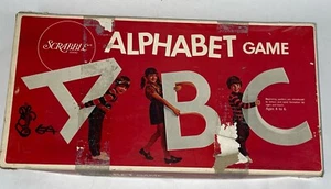 Selchow & Righter Vintage 1972 Scrabble Alphabet ABC Board Game - Picture 1 of 11