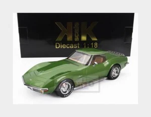 1:18 KK SCALE Chevrolet Corvette C3 Green Metallic 1972 KKDC181221 - Foto 1 di 2