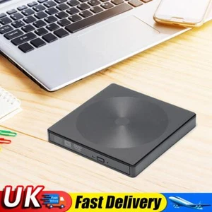 USB3.0+Type-C DVD/CD External Optical Drive Case for Laptop (No Optical Drive) U - Afbeelding 1 van 6
