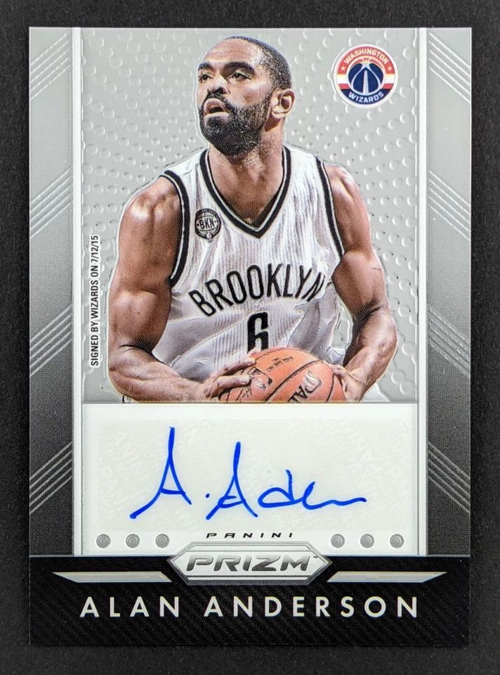 2015-16 Panini Prizm Autographs #P-ALN Alan Anderson AUTO - Image 1 of 2