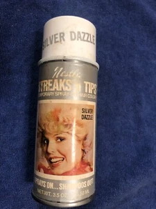 Vintage Nestle Streaks'n Tips Spray Can  Display Deco Advertising Prop silver da - Picture 1 of 3