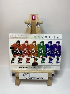 MAXIME COMTOIS Upper Deck Series 1 Electromagnetic SP #EM-11 Anaheim Ducks SP - Picture 1 of 6