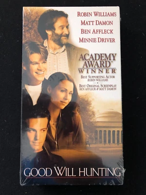 VHS, Good Will Hunting, New, Factory Watermark, Sealed, Williams, Damon, Affleck - Image 1 of 4