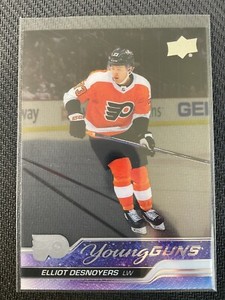 Elliot Desnoyers 2023-24 Upper Deck Young Guns Clear Cut SP RC Card #219