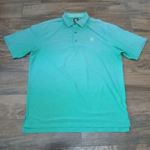 Polo de golf Footjoy para hombre grande verde rendimiento híbrido Flex Pro seco 25788 - Imagen 1 de 9
