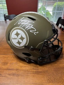 Najee Harris Signed Autographed Full Size STS Replica Speed Helmet Fanatics - Picture 1 of 4