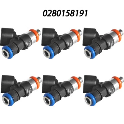 Inyectores de combustible 6X 0280158191 para Ford Edge SE 2011-2015 deportivo utilitario 4 puertas Foto 1 de 4