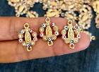 12 pcs Lady Guadalupe and Evil Eyes Religious Beads Connector Spacer Center Pc 
