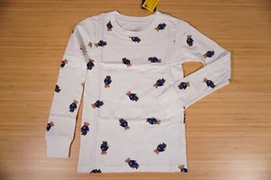 Polo Ralph Lauren Girl Bear Pajama Set White Cotton Size 8 Brand New - Picture 1 of 9