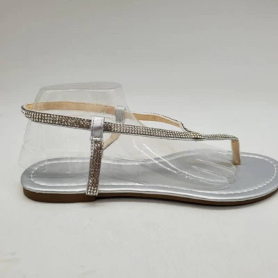 Womens Slingback Sandals Metallic Rhinestone  EUR 40 - Image 1 of 4