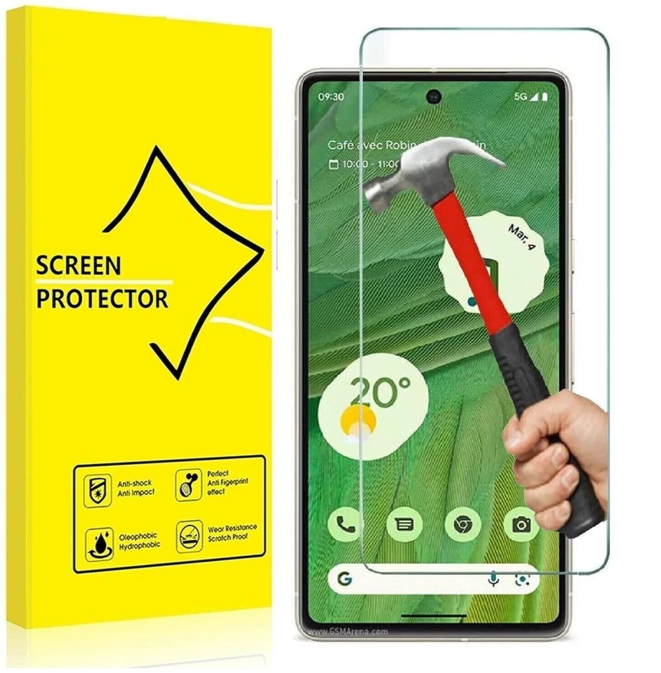 For Google Pixel 7 Tempered Glass Screen Protector Film Cover - Image 1 of 4