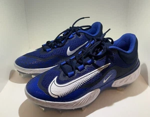 NIKE ALPHA HUARACHE ELITE IV LOW NRG MEN'S BASEBALL CLEATS DR6851-414 MSRP $90 - Picture 1 of 6