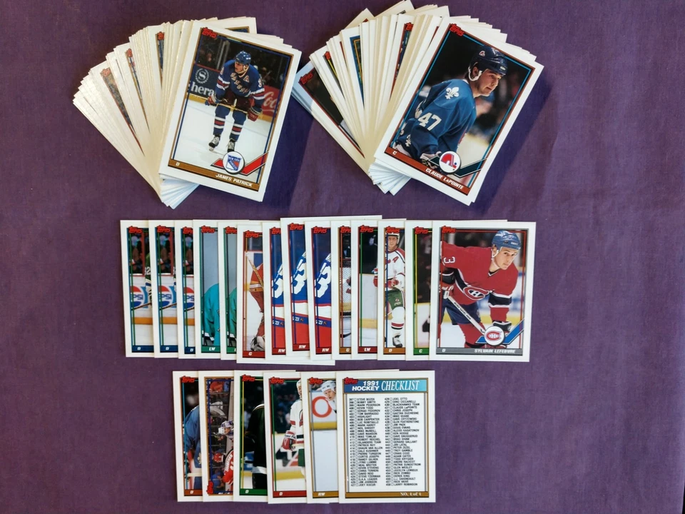1991-92 Topps Hockey - - - Pick A Card - - - Complete a Set - Image 1 of 1
