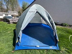Vintage Eureka tent hexagon 6 sides 11' x 11' x 6' center 5-6 persons - Picture 1 of 16