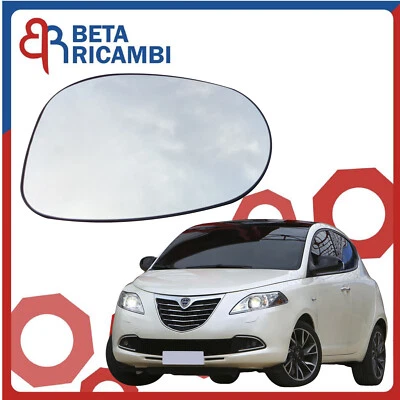 Vetro Specchietto Per Lancia Musa Fiat Idea 2009> Bravo Ypsilon 312 Sinistro Sx - Immagine 1 di 4