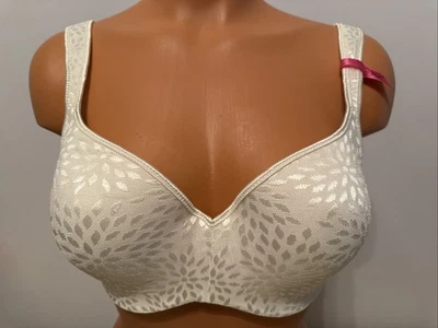 NEW Playtex Under Wire Lightly Lined Bra 4823 Mother of Pearl Jacquard Size 36C - Image 1 of 4