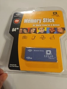 Lexar Media 64mb  Memory Card Stick for Camera/Digital Devices, NIB - Picture 1 of 6