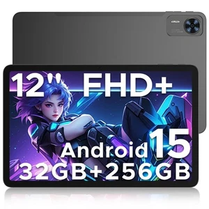T36(2025) Android 15 Tablet,12 inch Tablet 32GB+256GB/ 2TB Expand Octa-Core G... - Picture 1 of 7