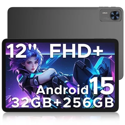 T36(2025) Android 15 Tablet,12 inch Tablet 32GB+256GB/ 2TB Expand Octa-Core G... - Image 1 of 4