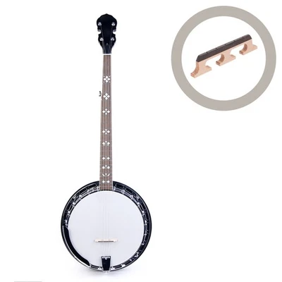  Musical Instrument Acoustic Guitar Banjo Accessories Replacement Bridge Parts - Image 1 of 4
