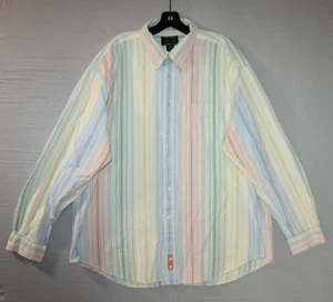 Alexander Julian Colours Camicia Multicolore a Righe Uomo Taglia XXL Bottone Texturizzato - Foto 1 di 18