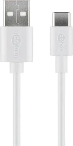 3 m USB C Kabel SCHNELL Ladekabel Datenkabel für Samsung Galaxy Huawei Weiß - Bild 1 von 6