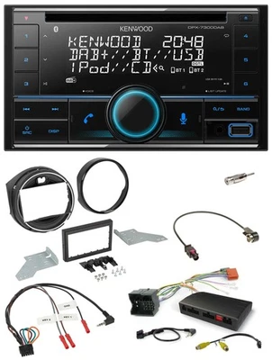 Kenwood CD 2DIN DAB USB Lenkrad Bluetooth Autoradio für BMW Mini F55/F56 2013-20 - Bild 1 von 4